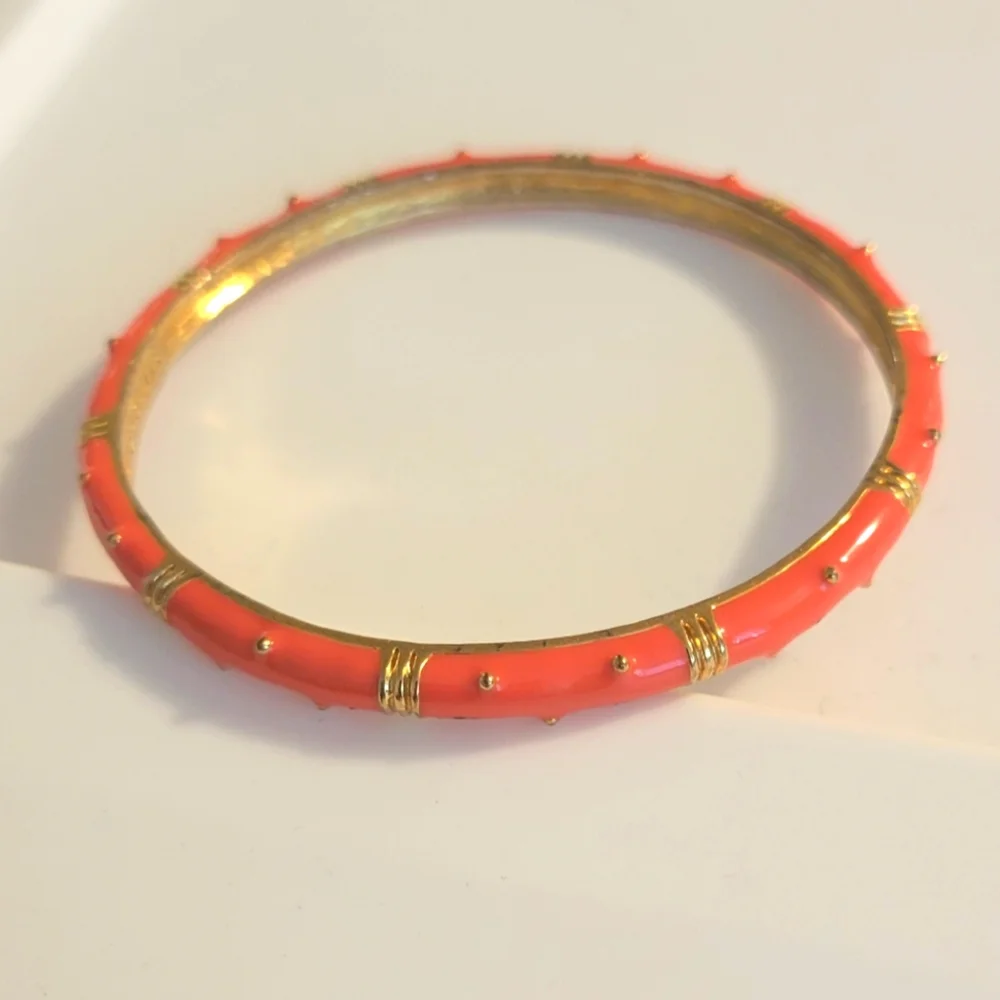 C. Wonder Gold and Coral Bracelet - Picture 1 of 3